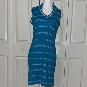 Brooks Brothers Collared Sleeveless Cotton Midi Dress XS